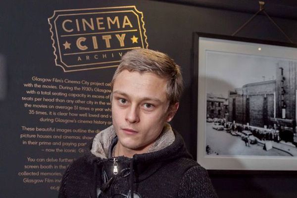 Rod Paradot photographed by Roy McKeag when he presented Standing Tall at Glasgow Film Theatre